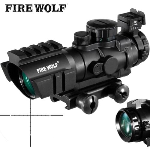 4x32 Riflescope 20mm Dovetail Reflex Optics Scope Tactical Sight For Hunting Gun Rifle Airsoft Sniper Magnifier