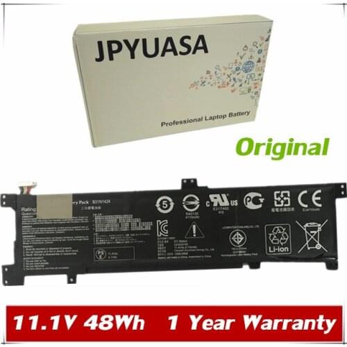7XINbox 11.1V 48Wh Original B31N1424 Laptop Battery For Asus A400U A401L K401L B5010 500 200 K401LB5010 K401LB5500 K401LB5200