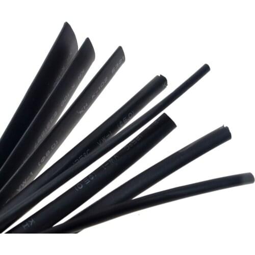 8 Size Heatshrink Heat Shrink Tube Black Insulation Sleeves Wire Wrap Cable Kit 2mm~12mm For DIY Robot Chassis Accessory Toy Kit