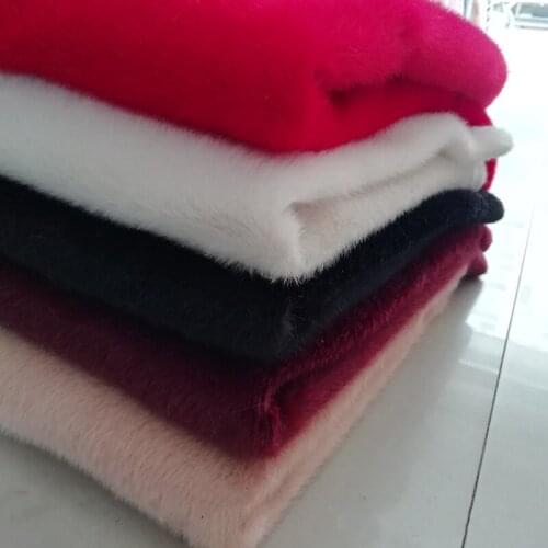 900g elastic artificial mink fur plush fabric for sewing coat collar counter photo backgroud diy faux fur fabric materials