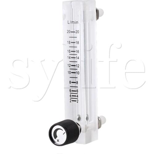 Acrylic120mm Height LZQ-7 Oxygen Flow Meter 1-20 LPM for Measuring Oxygen Air