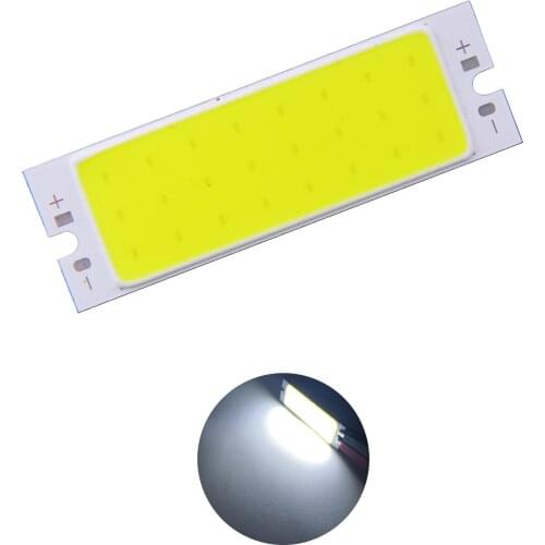 Allcob new cob led strip 12v 62x20mm led cob strip light source 7w White LED bar light for indoor reading lamp bulb tubes