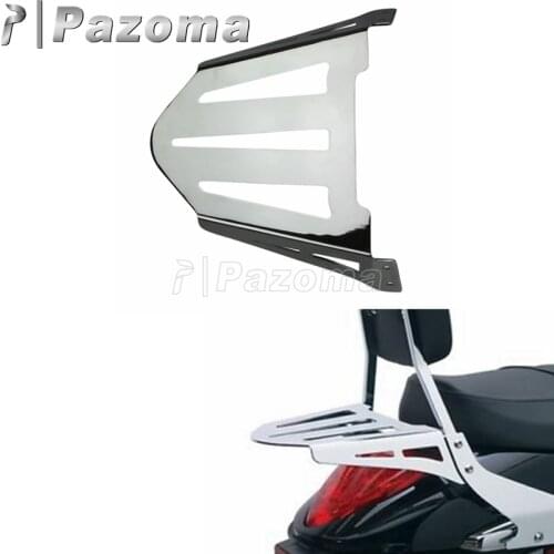 Motorcycles Chrome Rear Backrest Sissy Bar Luggage Rack for Suzuki Boulevard M109R M109RZ Limited M109R2