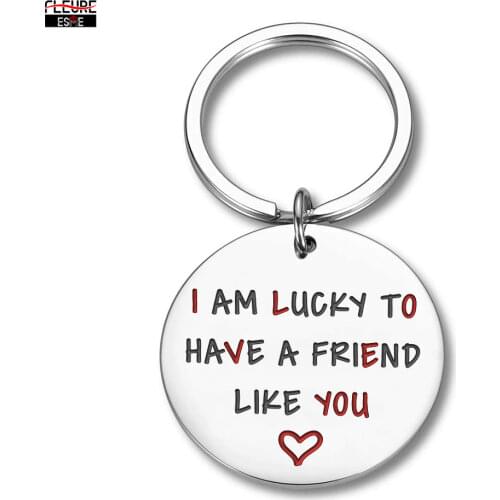 Birthday Keyring Gifts for Best Friends Keychain Friendship Gifts for Teenage Girls Women Friends BFF Besties Men Friends