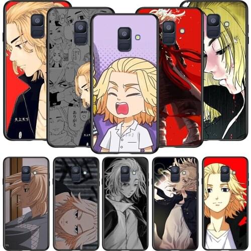 Tokyo Avengers anime For Samsung Galaxy A8 A9 A7 A750 A6 A5 A3 A6S A8S Star Plus 2016 2017 2018 Black Phone Case