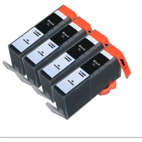 4 x Black BLOOM compatible 564 XL ink cartridge For hp Photosmart premium C309a C309g C309n C310a C310b C310c C410a C410b C410d