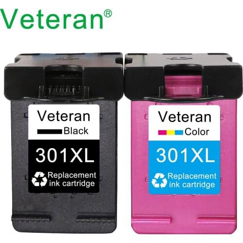 Veteran 301XL Cartridge Compatible for hp 301 xl hp301 Ink Cartridge for hp Envy 5530 Deskjet 2050 2540 2510 1000 1050 printer