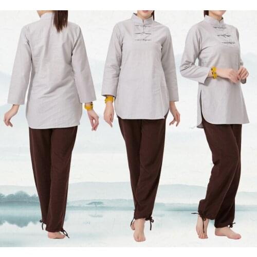 Summer&spring cotton&linen women lay meditation suits female yoga clothing uniforms top quality