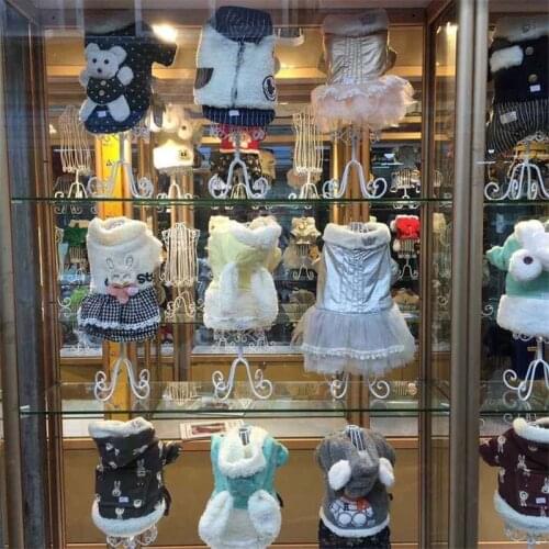 Fashionable Metal Pet Dog Clothes Display Stand Attractive Dog Clothes Hangers Mannequins Model For Pet Shop Dog Accessories