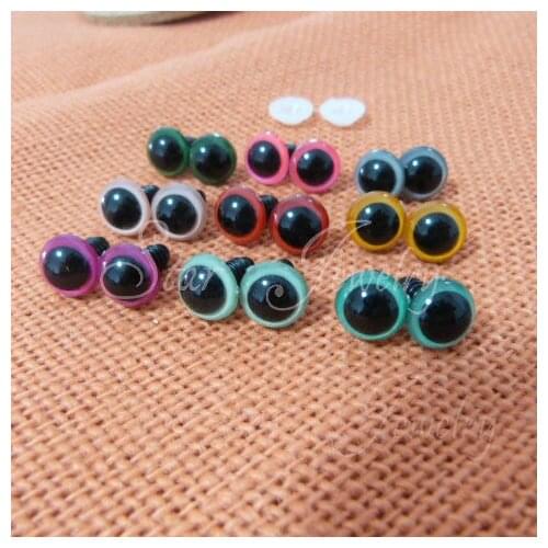New style 13mm safety toy eyes with washers color by randomly