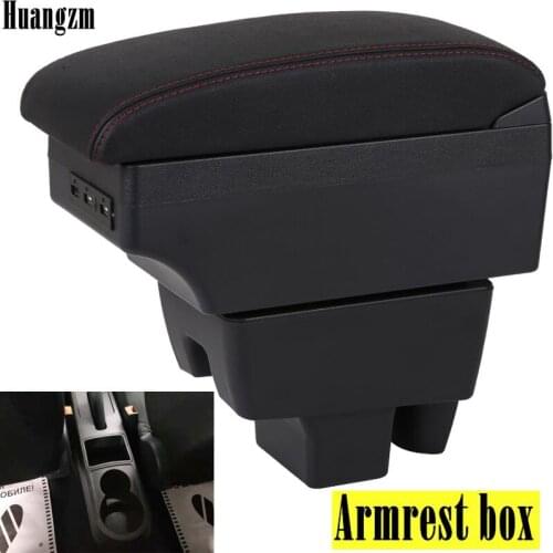 For Skoda Rapid Armrest Box Skoda Rapid 1 Universal Car Central Armrest Storage Box modification accessories
