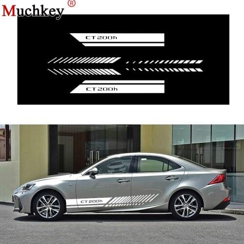 Custom Car Sticker for Lexus CT200h Car Side Body Decal Sticker for Pickup Truck Decals DIY Car Decoration Auto Part 180cm