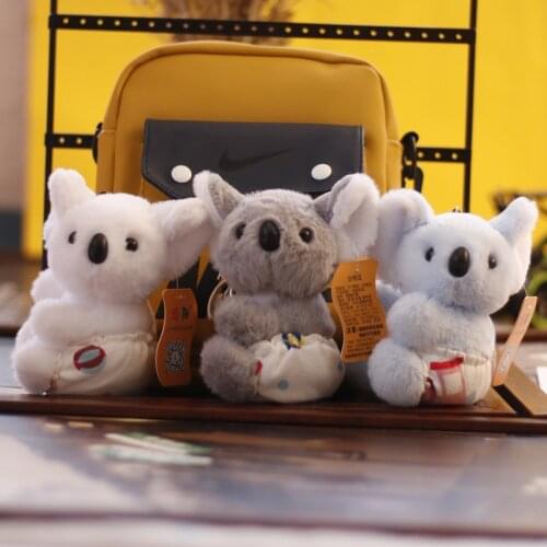 Popular new Cute Exquisite Cute Mini koala doll plush toy very soft keychain baby Soothing doll christmase interesting gift