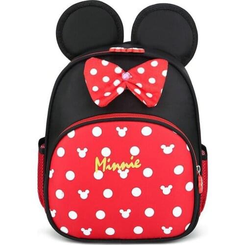 Disney Mickey School Bag Minnie for Boys Girls Baby Bag Children Backpack Kindergarten Backpack Kid School Bags Satchel