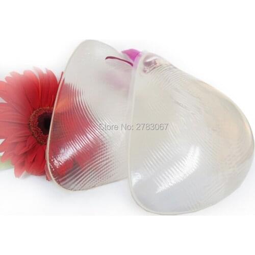300gSwim Breast Form silicone brseast form made from a clear silicone which is water-resistant and dries quickly