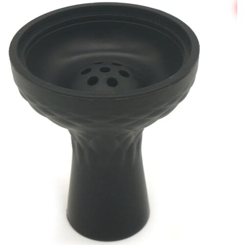 1Pcs Silicone Hookah Shisha Bowl With 6 Small Hole Cazoleta Chicha Nargile Accessories OEM Wholesale Sheesha Narguile Cachimbas