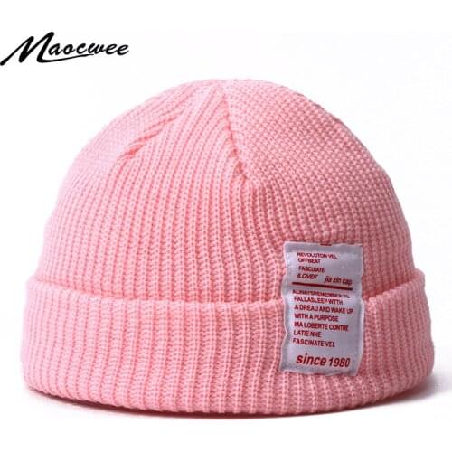 Unisex Beanie Hat Autumn Winter Soft Warm Knitted Cap For Men Women Bonnet Hats Gorro Ski Caps Candy-colored Skullies Beanie Hat