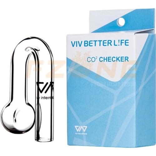 VIV Glass CO2 Test ADA Quaitly Hang On Aquarium CO2 Testing Kit With Monitor And Long Time Last Test Liquid Aquario