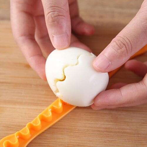 2 Pcs Fancy Cooked Eggs Cutter Household Boiled Eggs Creative Tools Bento cut flower shaper Kitchen accessories