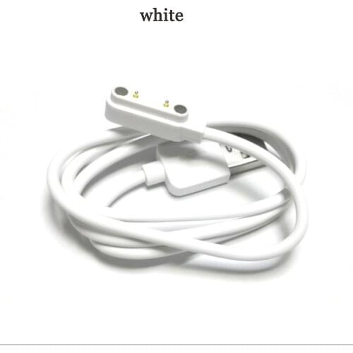 8 pieces Magnetic Charging Cable USB 7.62 mm Male to 2 Pin Pogo Magnetic Charger Cable Cord for Smart Watch GT88 G3 Y3 KW88 GT68