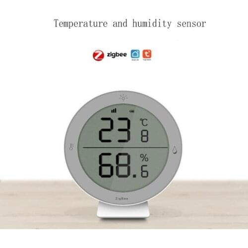 ZigBee Tuya Smart Temperature and Humidity Detector Wireless Temperature and Humidity Sensor