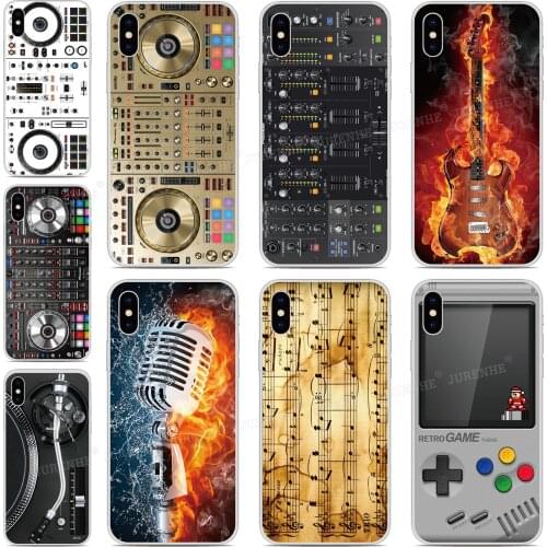 Printed Music DJ Mixer Cover For Vsmart Active 1 Plus Star 3 JOY 4 Live BQ Aquaris X2 X Pro U U2 Lite V VS Phone Case Fundas