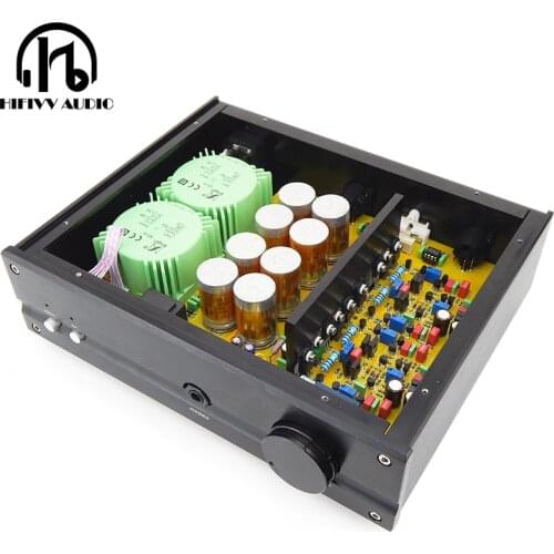 Hifi E300MK2 class A headphone power amplifier for No Noise At HiFi Stereo earphone Amp XLR/RCA input