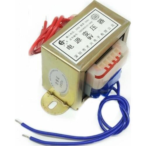 EI-50W type transformer AC transformer 9V AC9V5A 220V to 9V 5.5A AC power supply 50W/VA