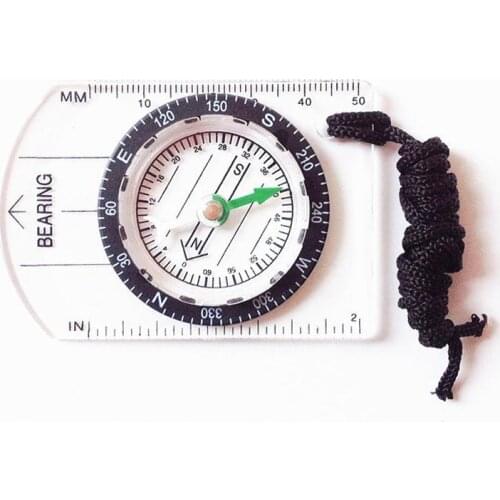 HobbyLane Professional Mini Compass Map Scale Ruler Multifunctional Equipment Outdoor Hiking Camping Survival bussola brujula