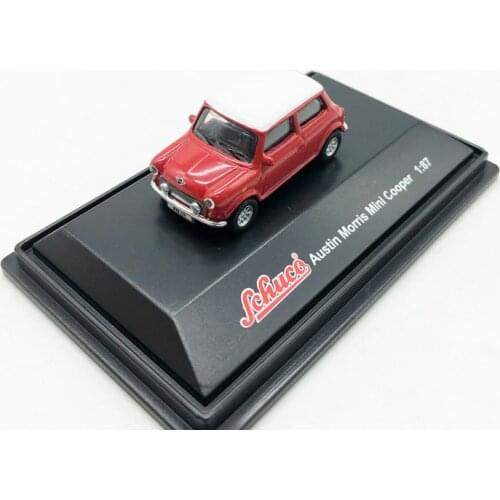 Diecast 1:87 Scale Schuco MINI COOPER Classic Alloy Simulation Car Model Adult Collection Decoration Gifts Toys for Boys