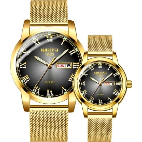 NIBOSI Fashion Women Watch Top Brand Luxury Famous Dress Female Watch Ultra Thin Waterproof Women Wristwatch Relogio Mulheres