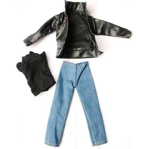 Newest Fashion Clothes For Ken Kids Toys 8 Items/Lot Dresses For Barbie Tops Pants Accessories 30cm Lover Outfits Wear DIY Gifts