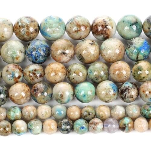 Phoenix Natural Stone Charm Round Loose Beads For Jewelry Making DIY Bracelets Necklace Handmade 6/8/10MM