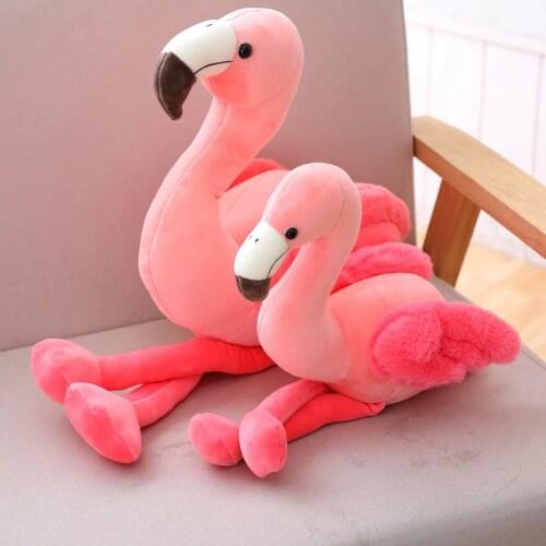 1 Pc 25cm 35cm 50cm Flamingo Stuffed Bird Pink Flamingo Wedding High Quality Soft Plush Doll Toy