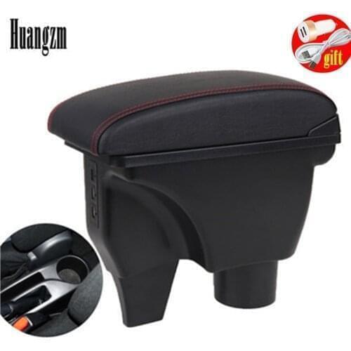 For Toyota Yaris Vitz VIOS Vizi armrest box USB interface arm rest accessories decoration car-styling center console auto