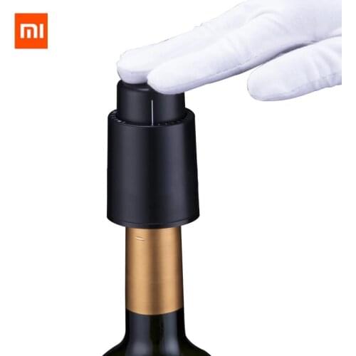 XIAOMI Mijia Wine Stopper plastic Vacuum Memory Wine Stopper Sealed Storage Stopper Wine Corks higher cost performance