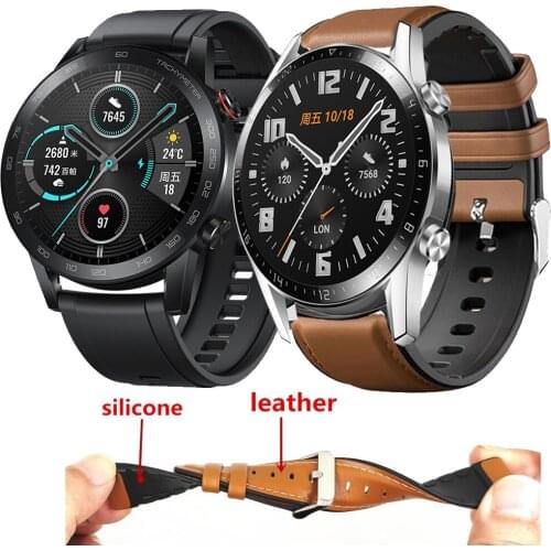 20/22mm strap Huawei wtach GT 2/2e 42/46 mm For Samsung Gear S3/S2/Sport Silicone bracelet band Galaxy watch 46mm/42mm/Active 2