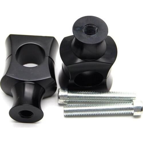 1" 25mm CNC Motorcycle Handlebar Risers Bar Clamp Universal For Yamaha Suzuki Dirt Bike ATV Quad