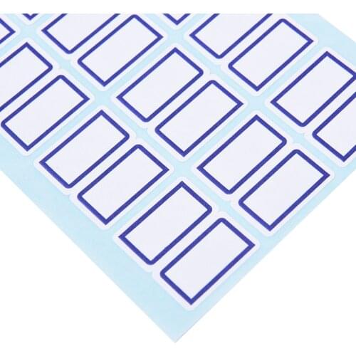 JETTING Self Adhesive Sticky White Label Writable Name Stickers Blank Note Labels 12Pcs Drop Shipping
