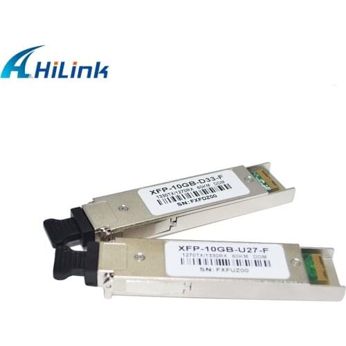 Shenzhen Hilink SFP XFP-10G-BIDI-60KM LC 1270/1330nm WDM XFP 60km Fiber Optic Transceiver Modules