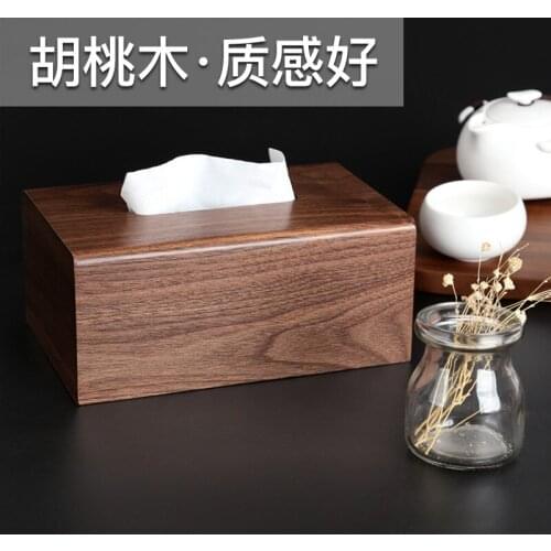 Vietnam Rosewood Tissue Box Living Room Meal Box Hollow Carving Pumping Box Solid Wood Tissue Box