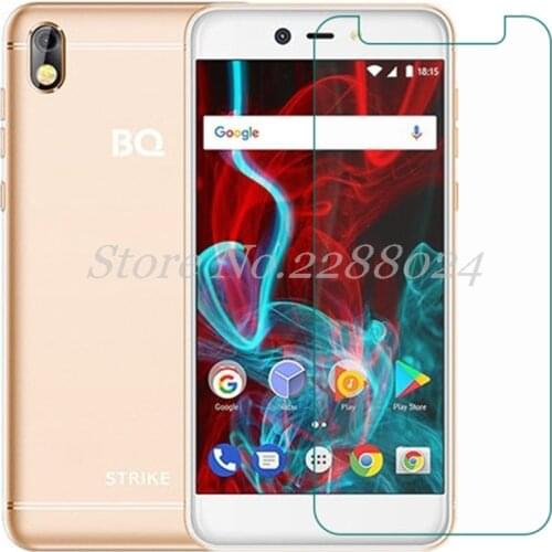 Smartphone 9H Tempered Glass for BQ BQ-5211 Strike 5211 5.2" GLASS Explosion-proof Protective Film Screen Protector cover phone
