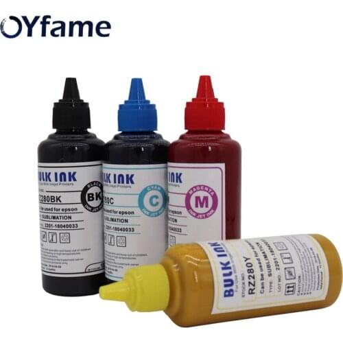 OYfame 400ML Sublimation Ink For Ricoh GC21 GC31 Heat Transfer Ink Heat Press Sublimation Ink For SG3100 SG2100 e3300N Printer