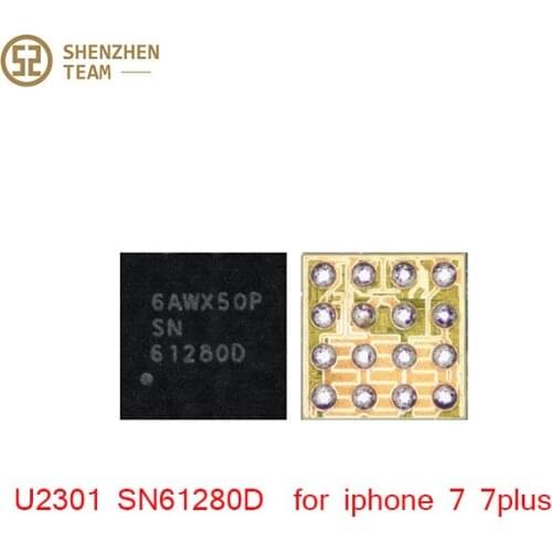 SZteam 4-50pcs/lot SN61280D SN61280D 16pin camera power supply ic U2301 for iphone 7 7plus