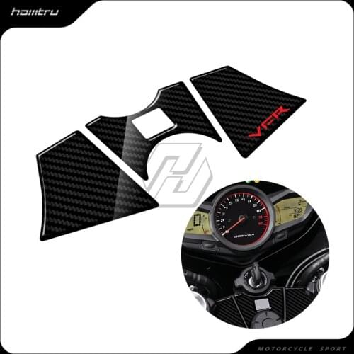 3D Carbon-look Upper Triple Yoke Defender Case for Honda VFR 1200 2010-2016