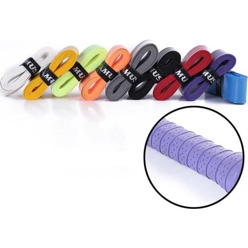 1Pcs Badminton Racket Grips Sweatband Tennis Racket Overgrip Tape PU Anti-skid Sport Fishing Rods Racquet Over Grip Dry feel