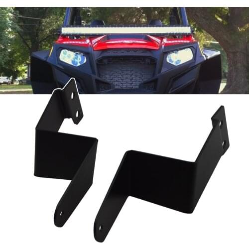 50 inch Curved LED Light Bar Over Hood Mount Brackets Fit POLARIS 2013-2017 Ranger 1000 900 and 2015-2017 Ranger 570 Full size
