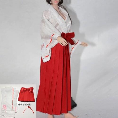 1/6 Witch Kimono Dress Female Japanese Clothes Accessories For 12'' Ph TBL Action Figure Dolls