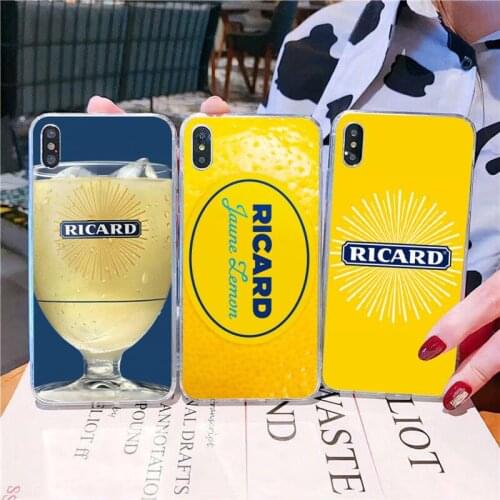 YNDFCNB Ricard wine Phone Case for iPhone 11 12 pro XS MAX 8 7 6 6S Plus X 5S SE 2020 XR cover