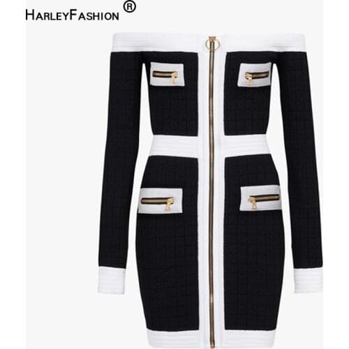 HARLEYFASHION Fashionable Knitted Dresses